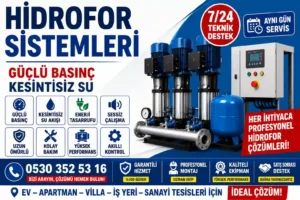 Urla İskele Mahallesi Hidrofor Sistemleri